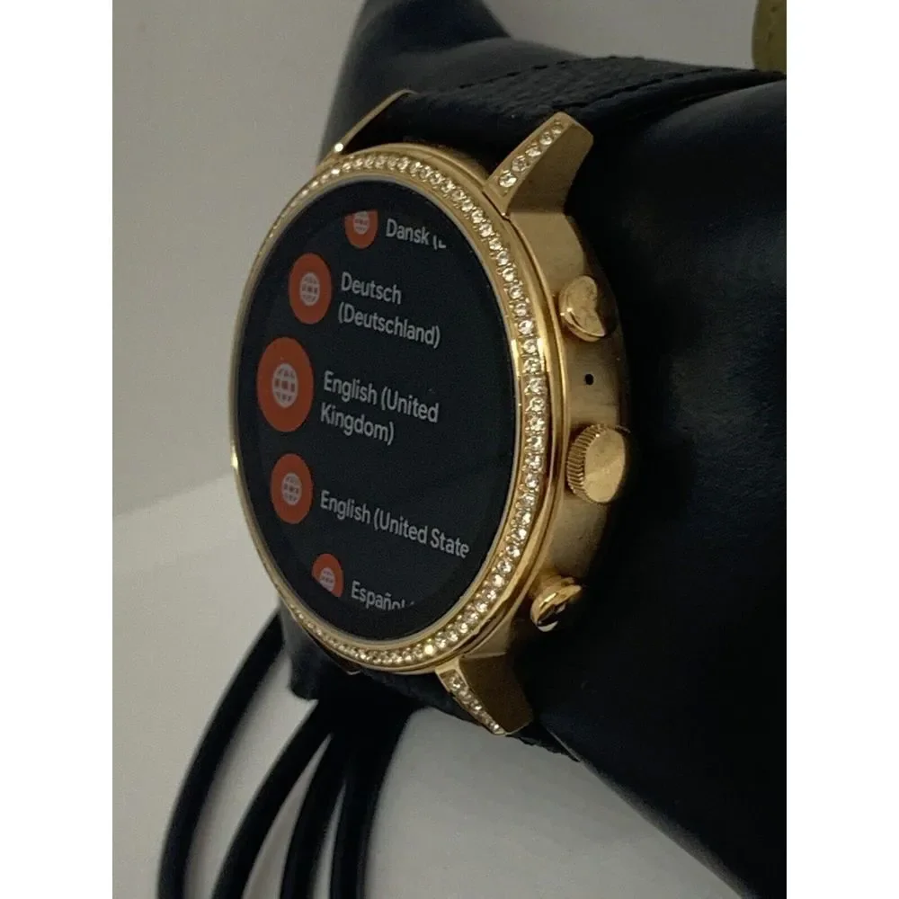 Fossil Gen 4 Authentic Digital Dial Smart Watch Custom Band FTW6015 QT497